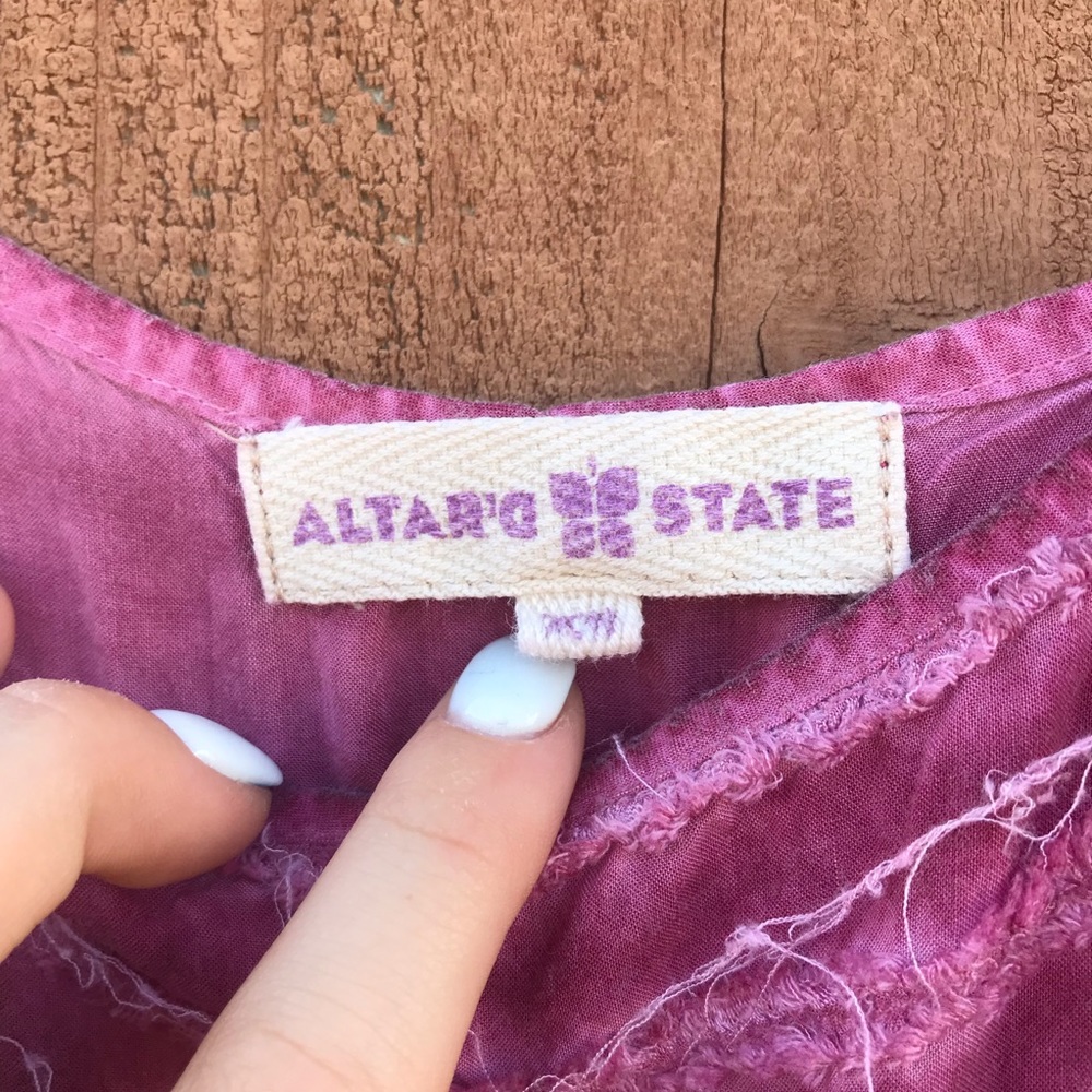 Altered state purple boho stepsons dress - Picture 3 of 3